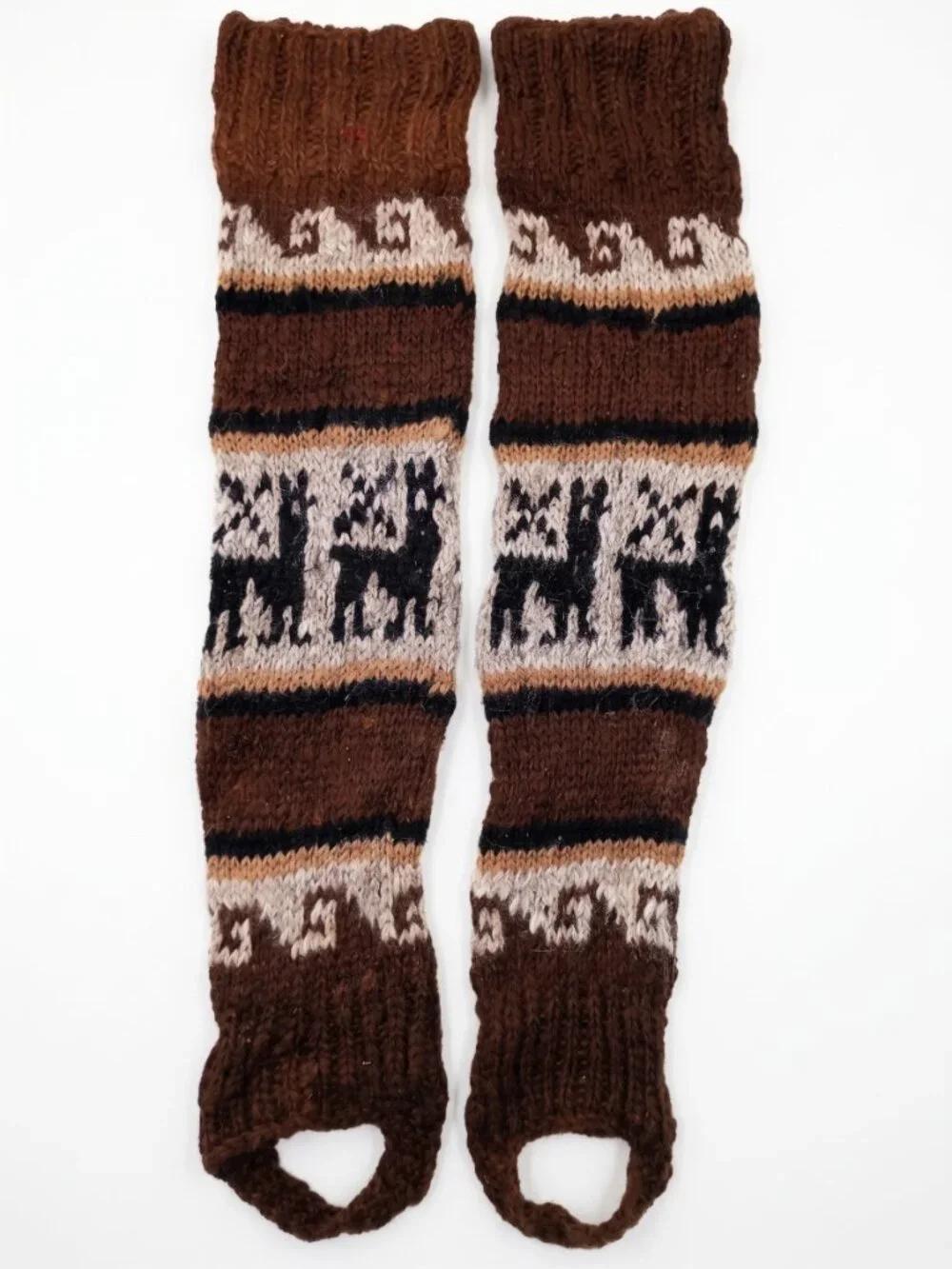 Andean Alpaca Wool Leg Warmers and Booties, Handmade in Cusco